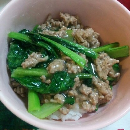 小松菜で作りました。とろみと野菜が絡んで子供にいいですね！残りはラーメンの具材に使います！とても美味しかったです！ごちそうさまでした！